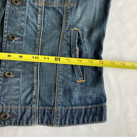 Ralph Lauren Polo sport Jeans Co Denim women’s denim Jacket 100% cotton Medium - Picture 10 of 12